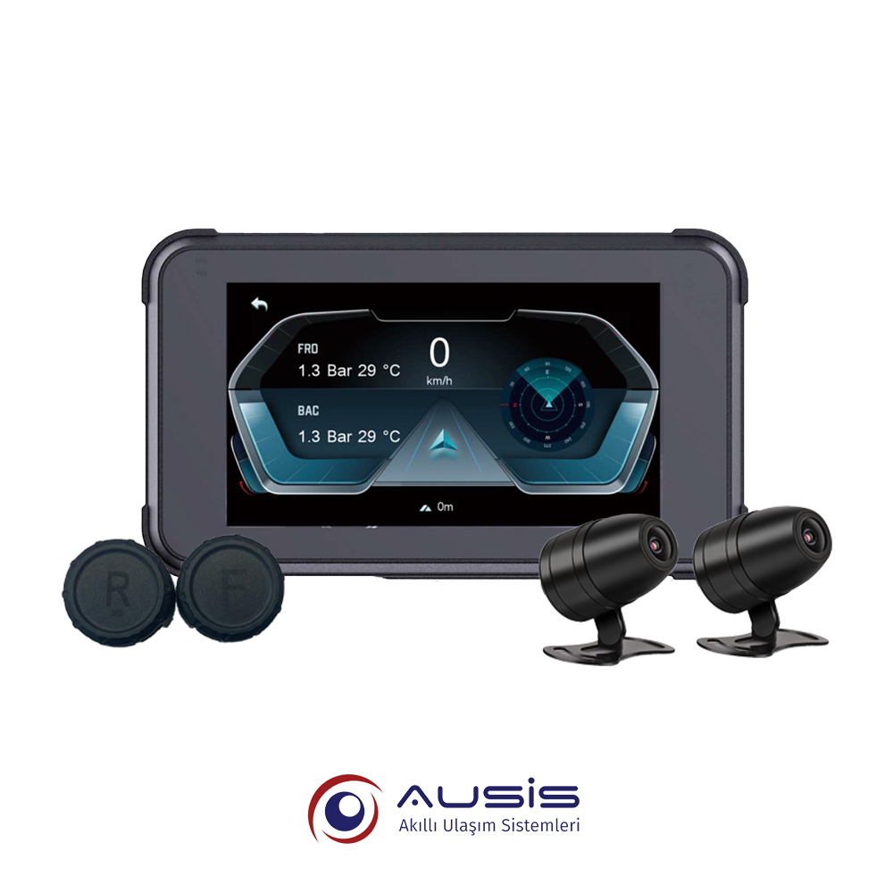 AU80 5 İnç Motosiklet Dokunmatik Sürüş Ekranı